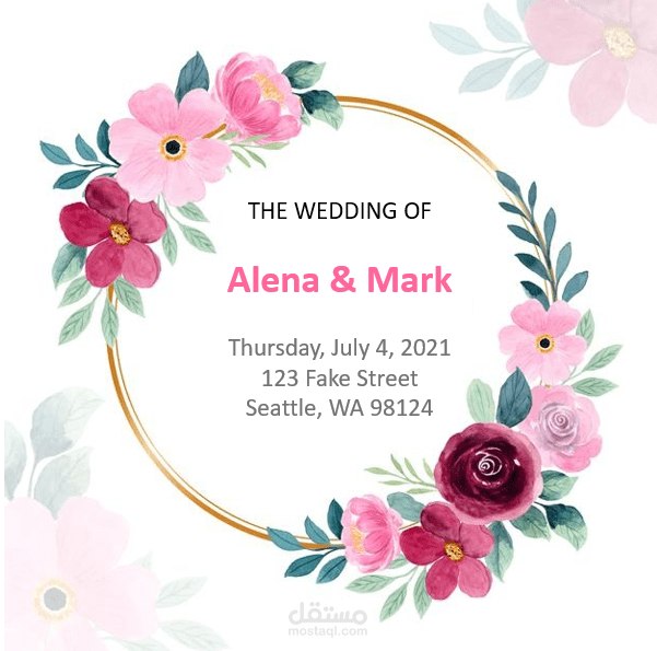wedding card