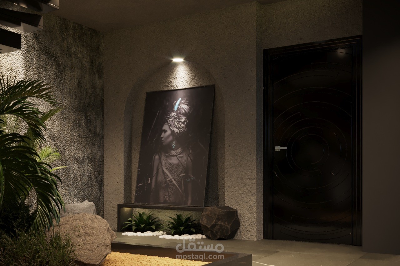 فيلا من دورين نمط حديث تجريدى