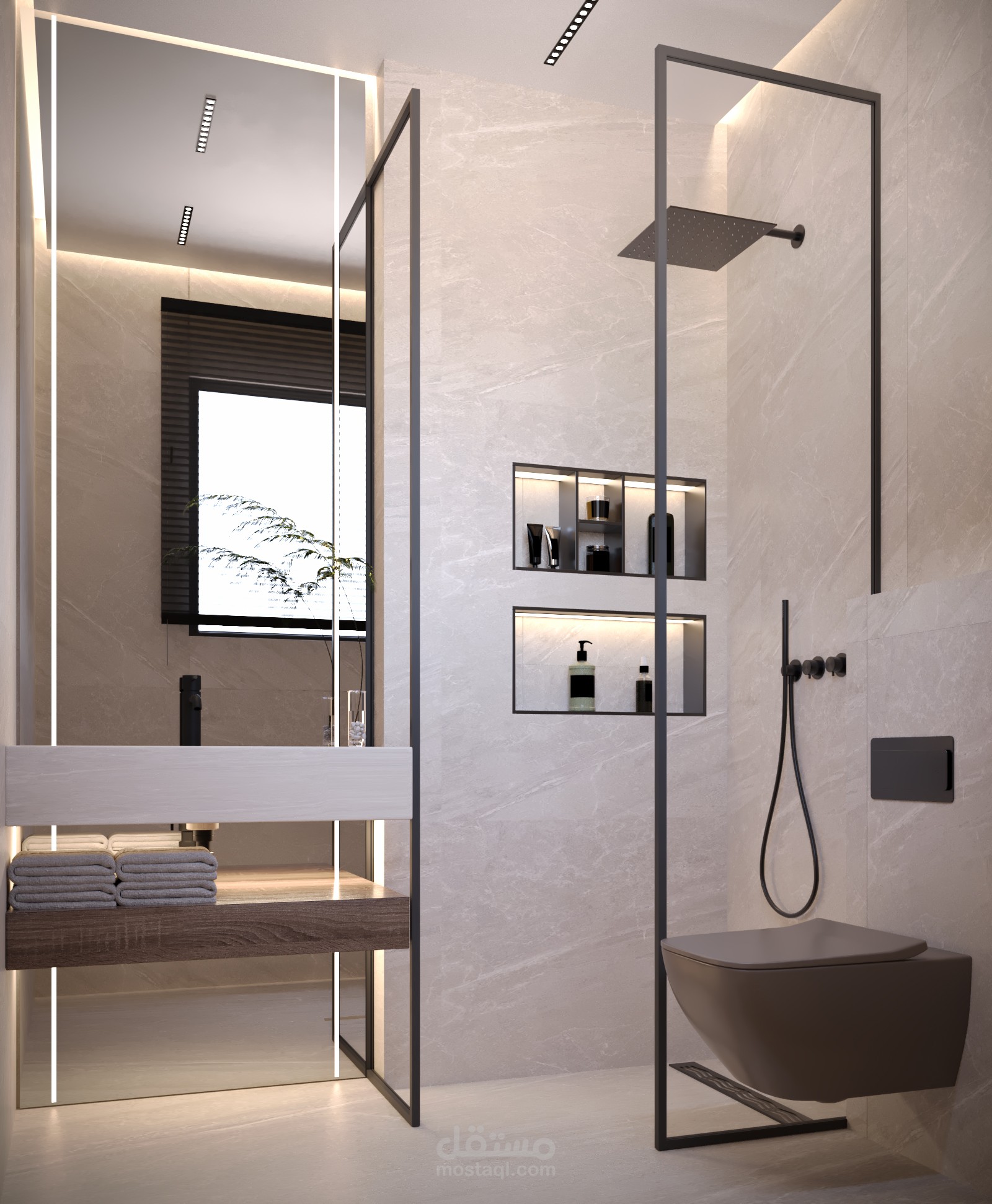 maadi apartment bathrooms