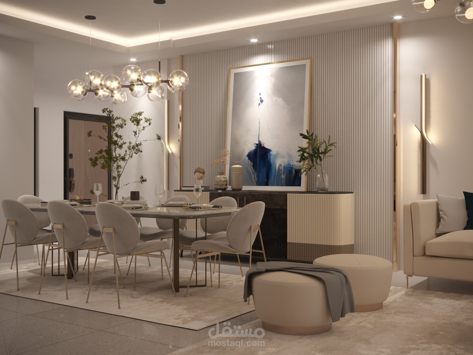 el re7ab apartment 2 livingrooms