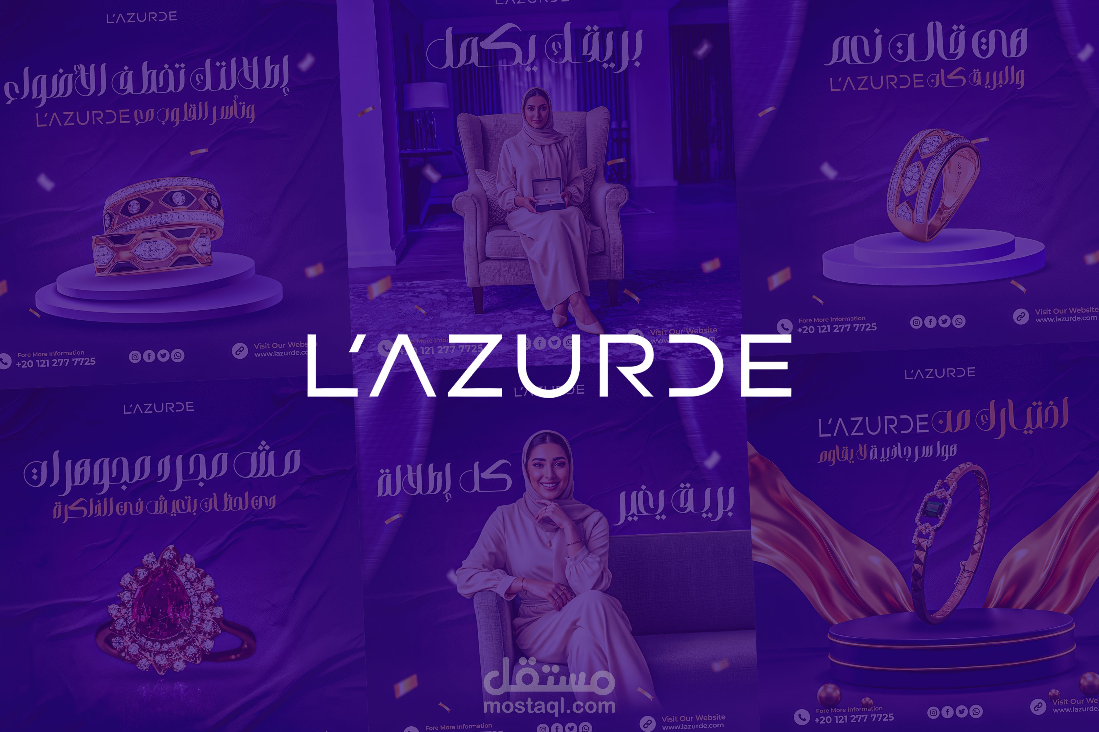 Social Media Designs For ( LAZURDE )