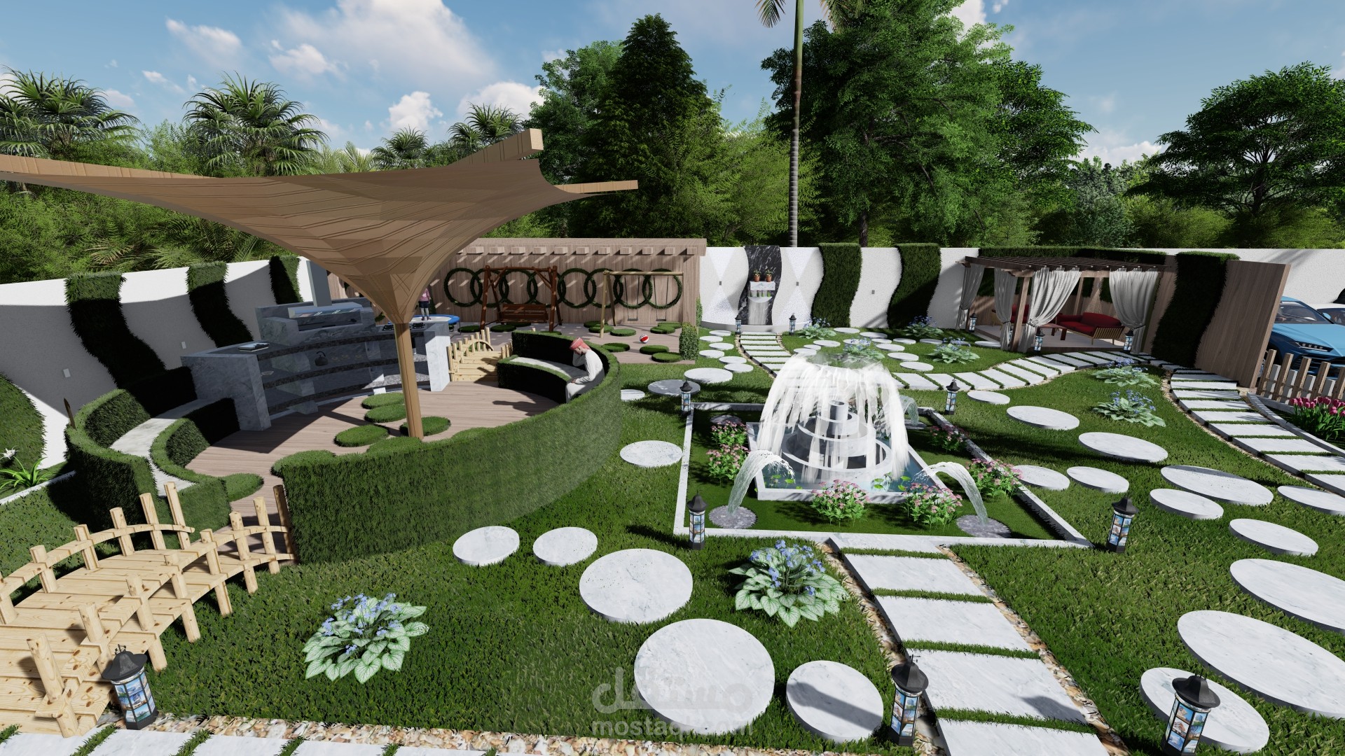 LANDSCAPE لفيلا علي مساحه 200M2