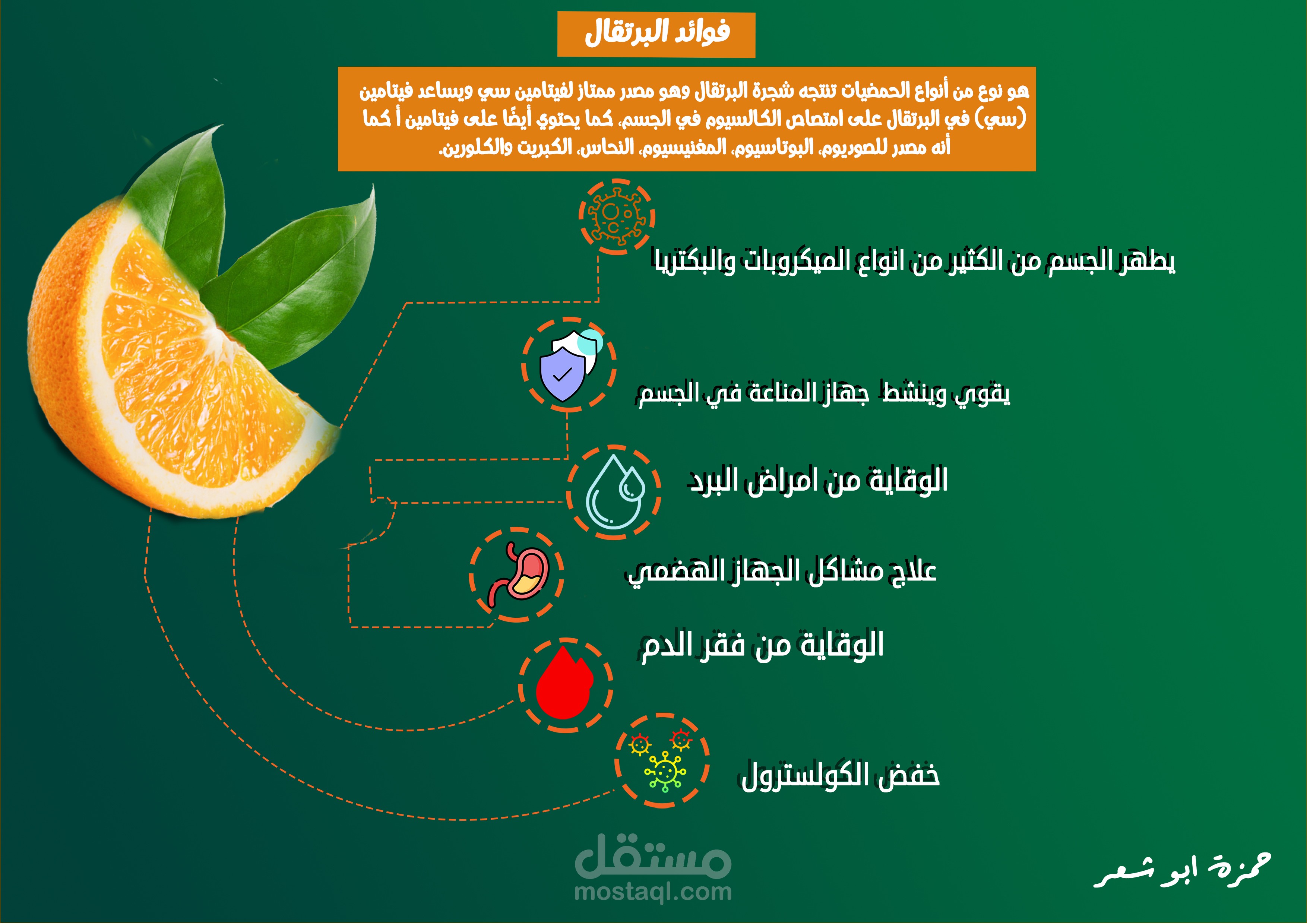 فوائد البرتقال