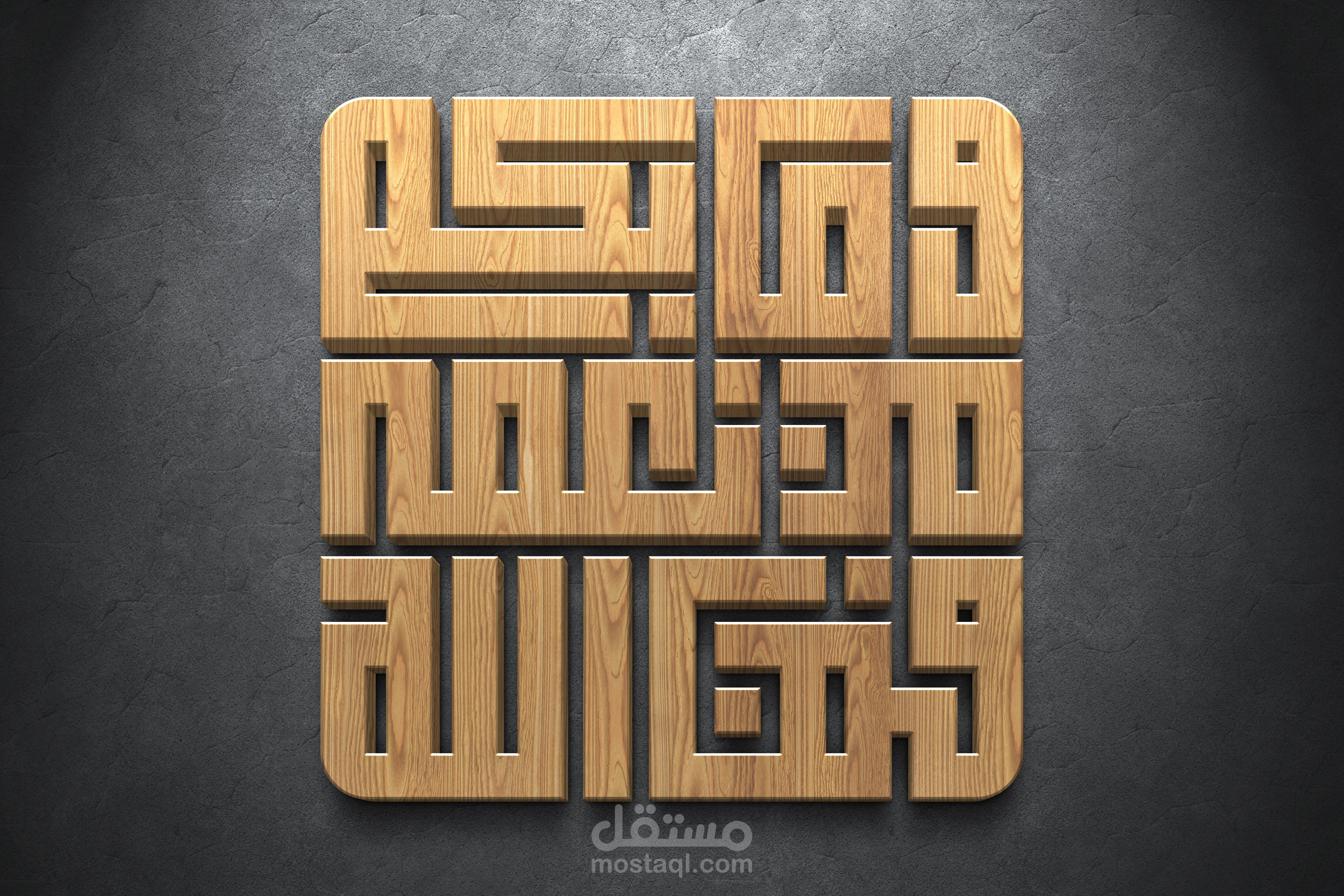 الخط الكوفي التربيعي