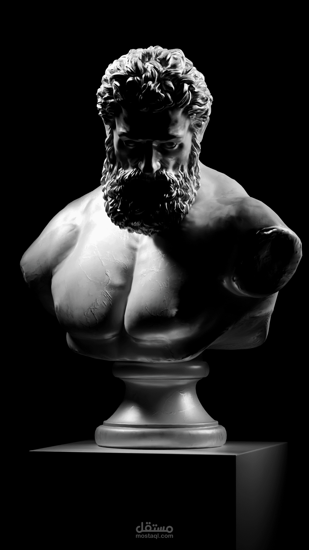 Realistic Classical Statue 3D Model