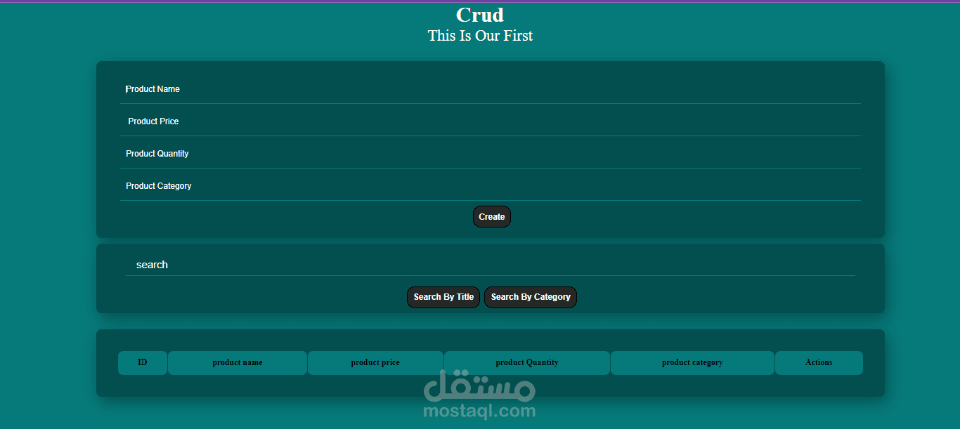 Crud Application