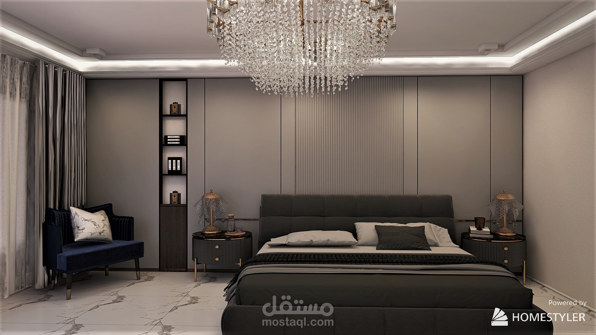 Room design to a Turkish client by his order.