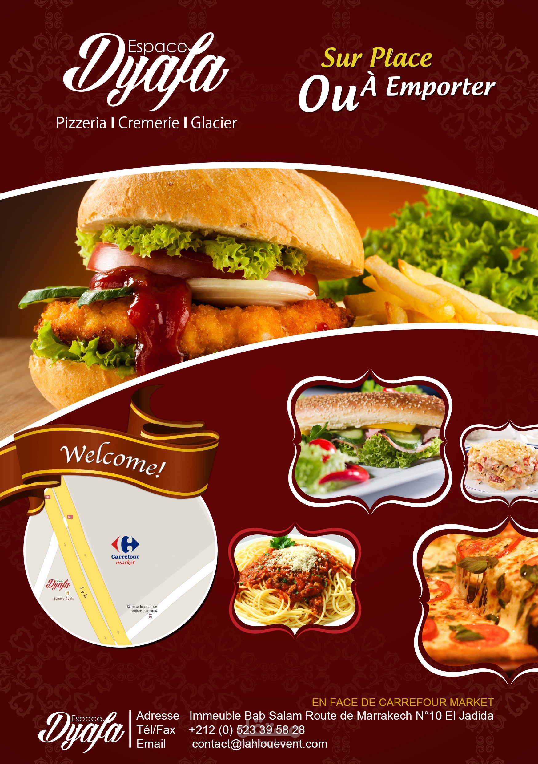 تصميم فلاير لمطعم