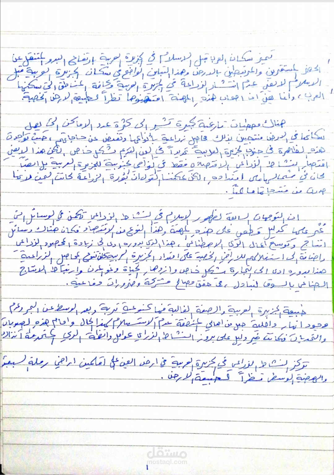 مقال تاريخي حول النشاط الزراعي عند العرب قبل الإسلام