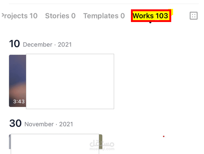 مجموعة من الفيديوهات التي قمت بتصميمها اكثر من 100 فيديو