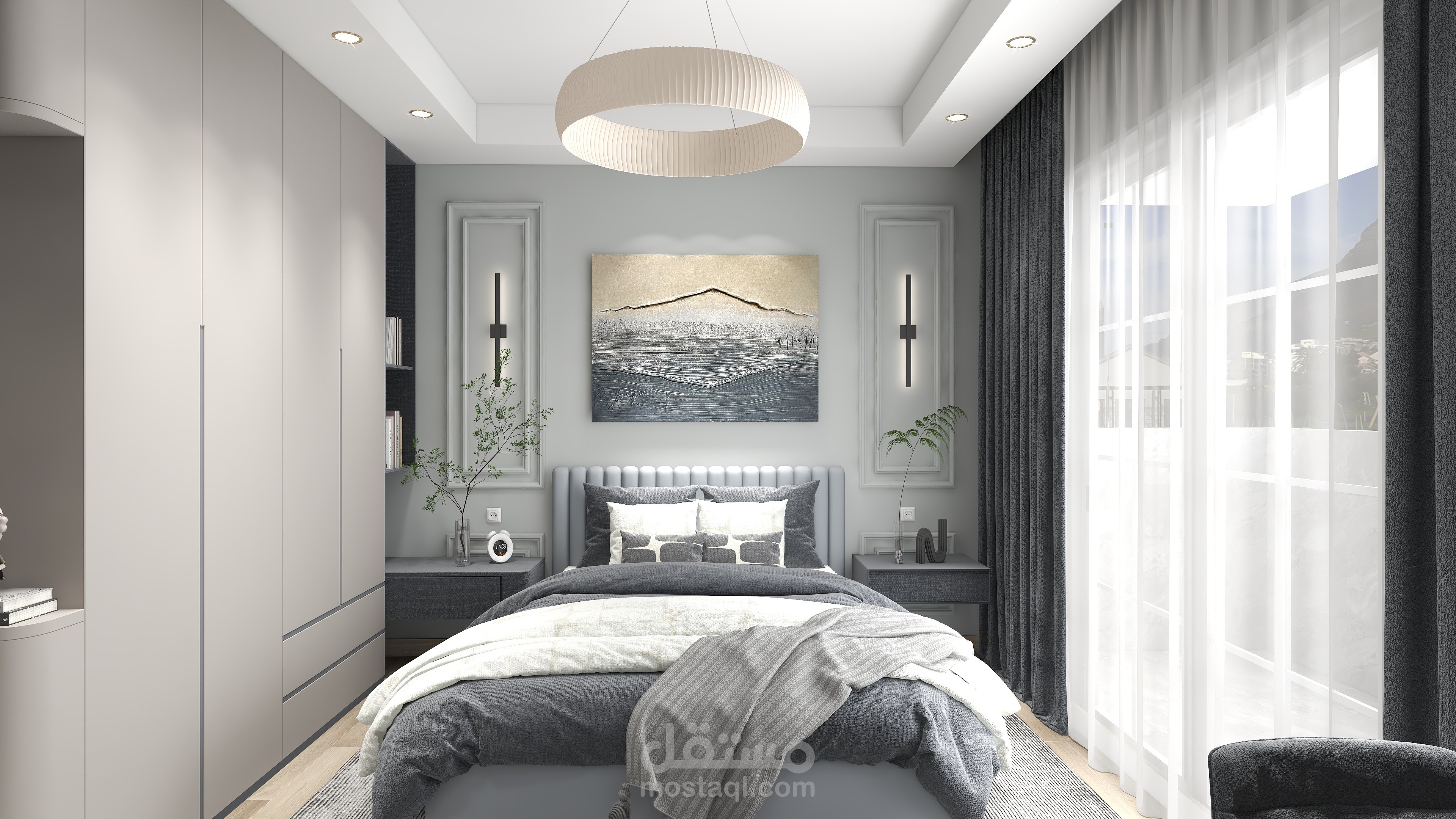 تصميم غرفة ولد 3d