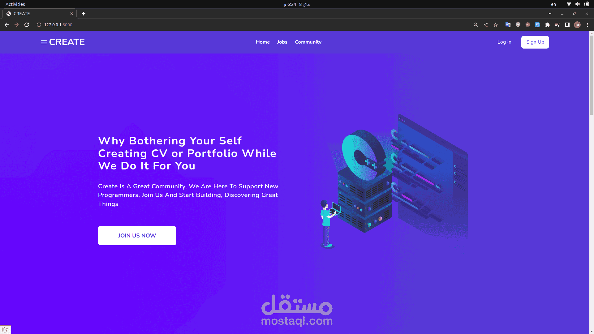 Job Search and Portfolio Platform