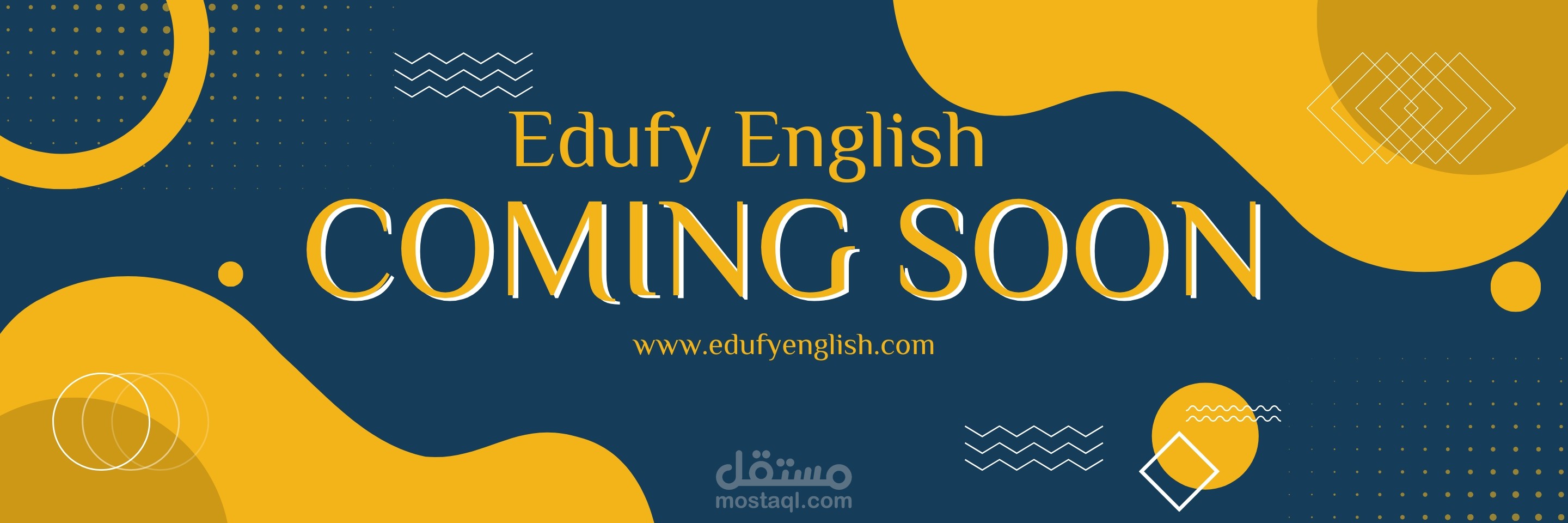 تصميم لصالح موقع Edufy English