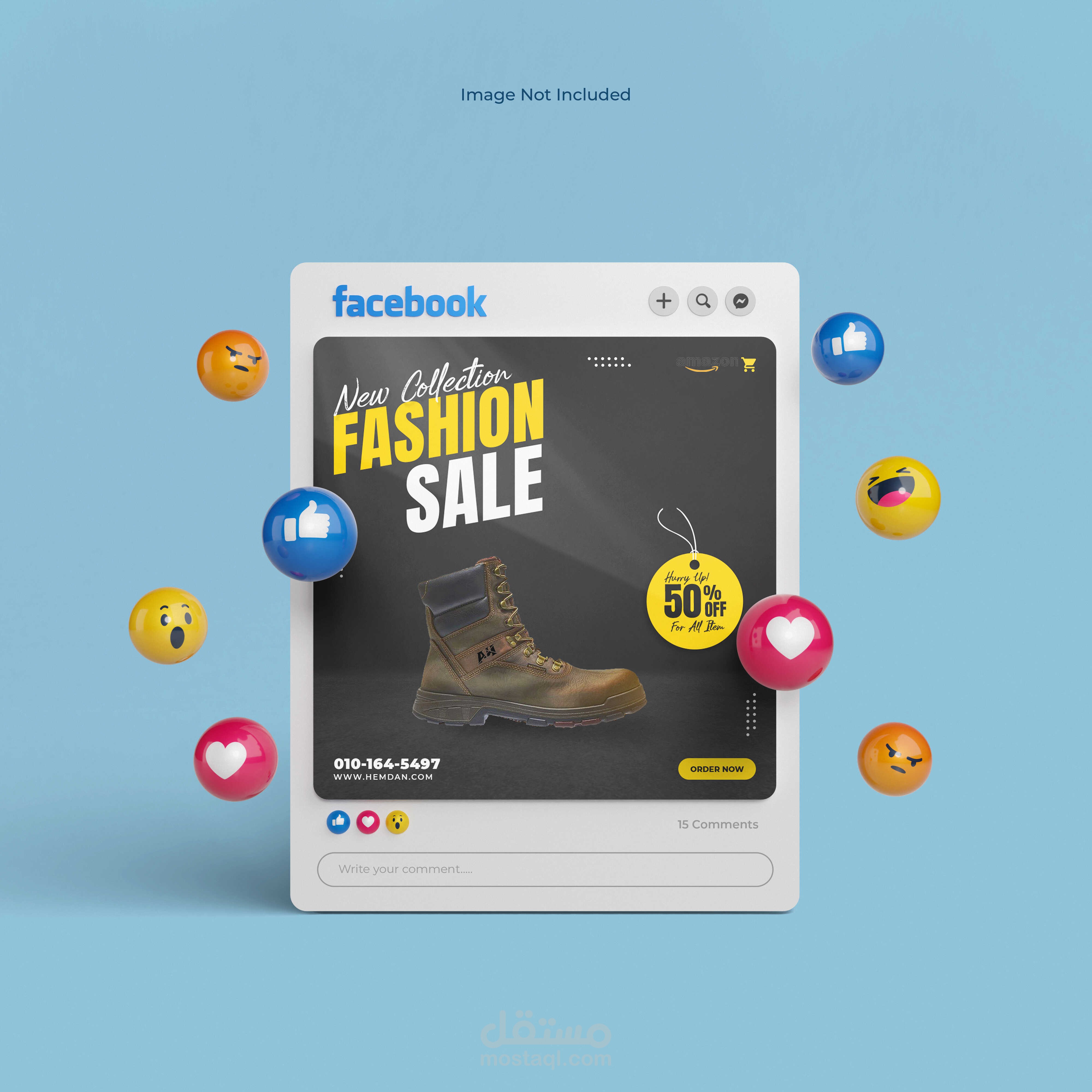 تصميم منشورات سوشيال ميديا احترافية لتميز علامتك التجارية