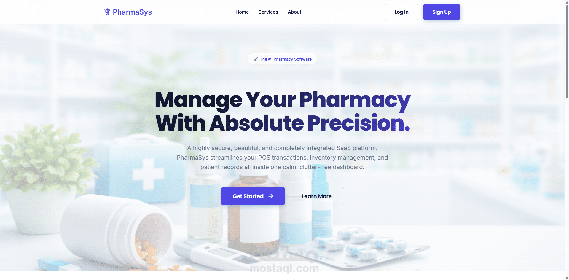 تطبيق ويب لإدارة الصيدليات!