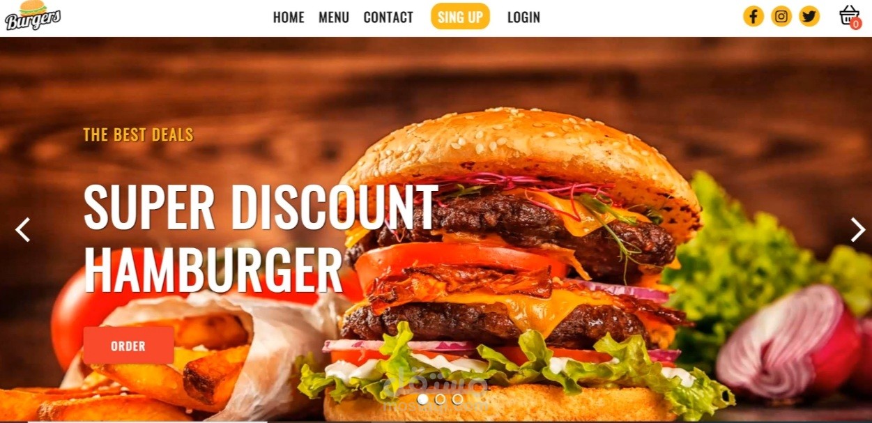 تصميم موقع ويب باستعمال MERN Stack