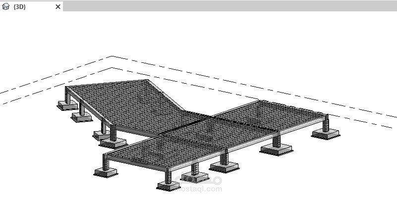 تصميم انشائي لفيلا باستخدام برنامج ريفيت