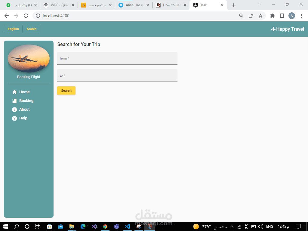 Task using Angular