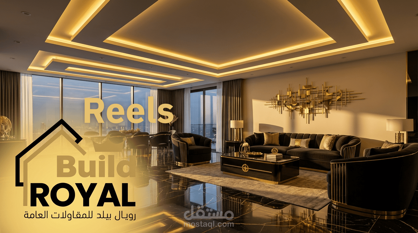 ريلز تعرض مراحل العمل في التشطيبات لشركة رويال بيلد