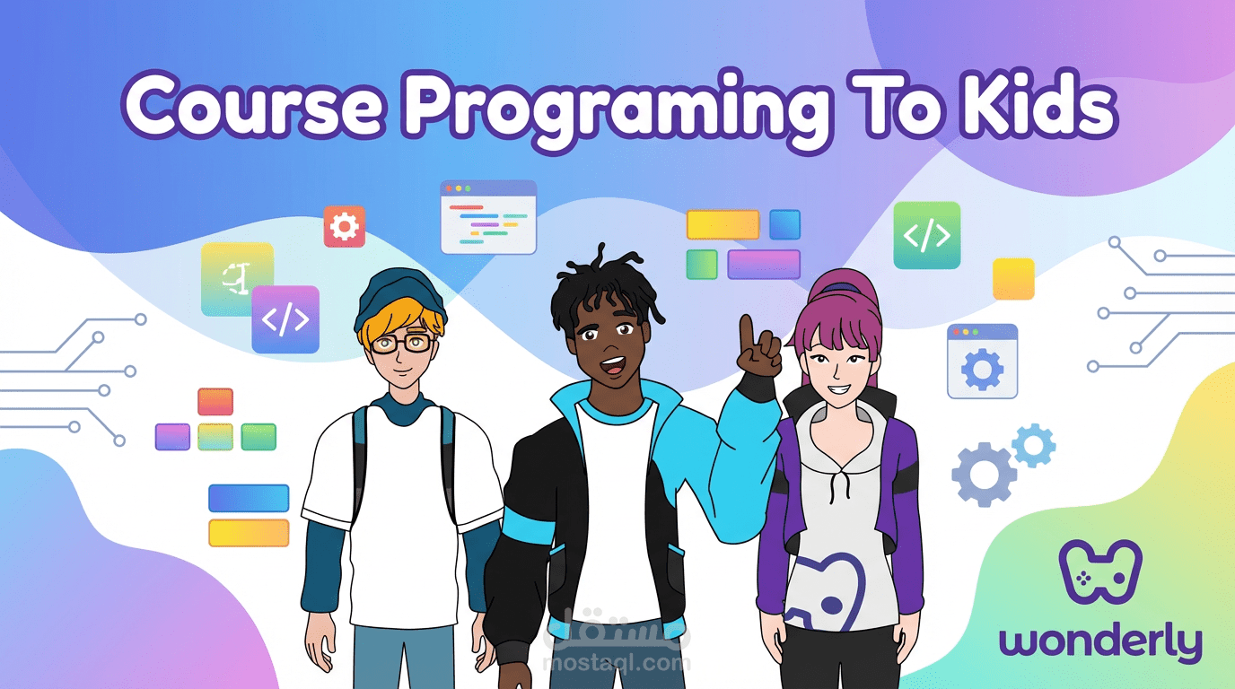 كورس البرمجة للأطفال من أكاديمية "Wonderly"