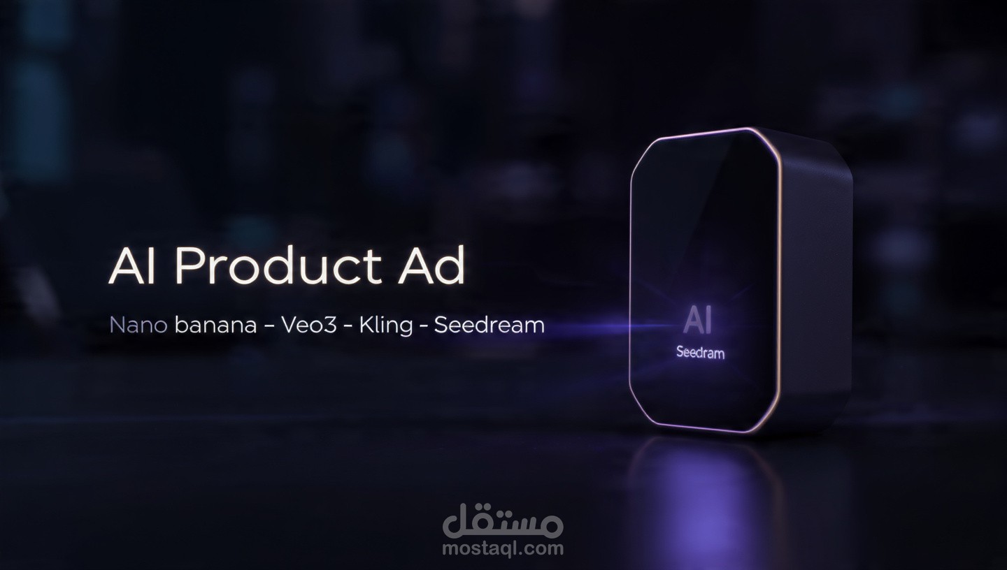 AI-Powered Product & Commercial Video Ads |إعلانات بالذكاء الإصطناعي