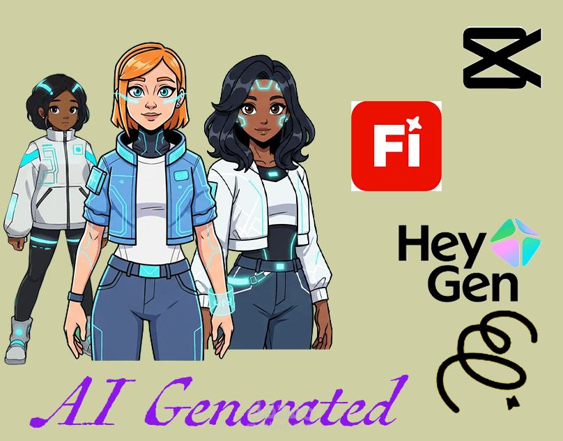 شخصيات أنيمي بالذكاء الاصطناعي