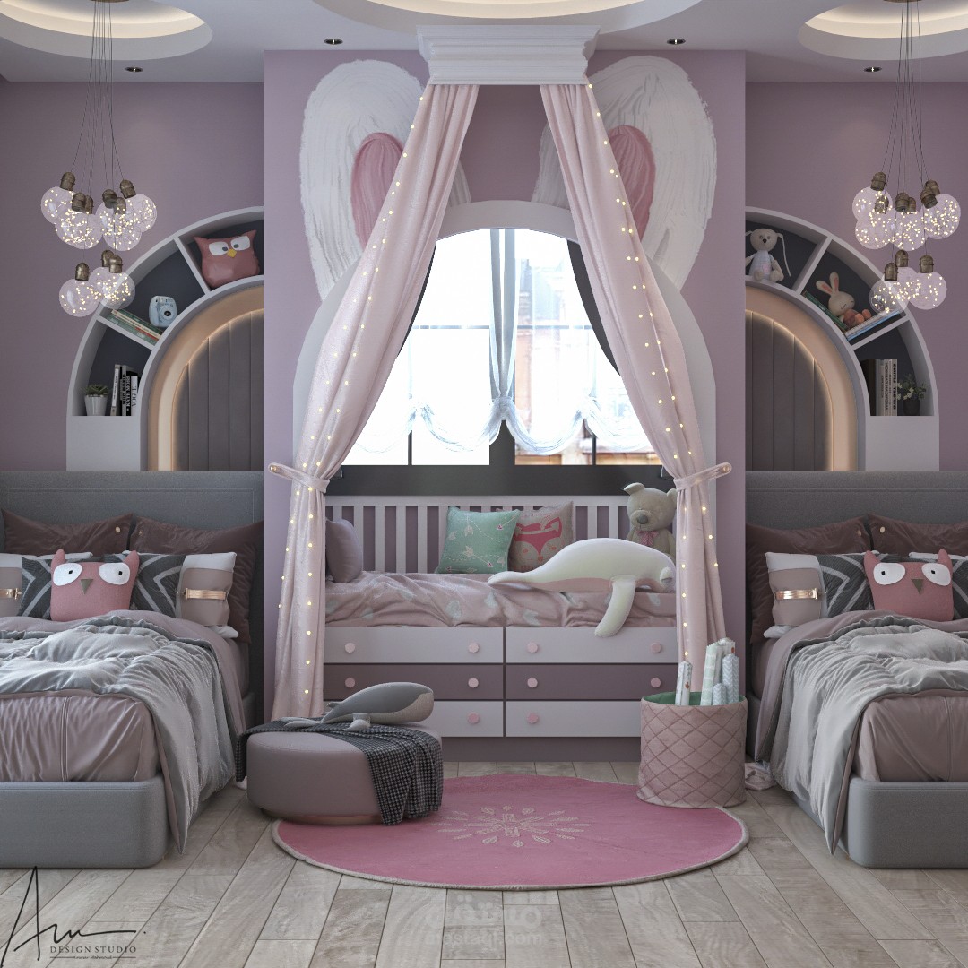 تصميم غرفة بنات