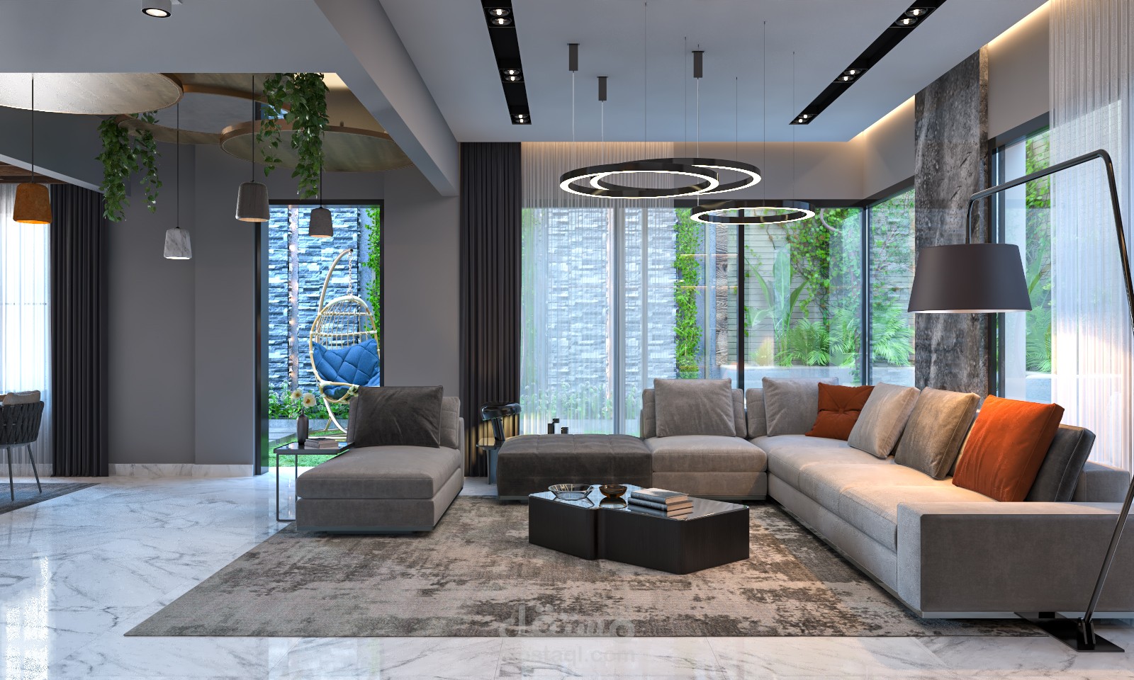 تصميم بدروم مودرن