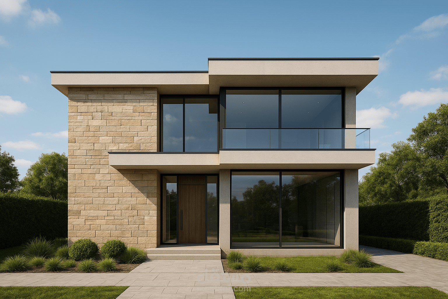 تصميم واجهة فيلا سكنية