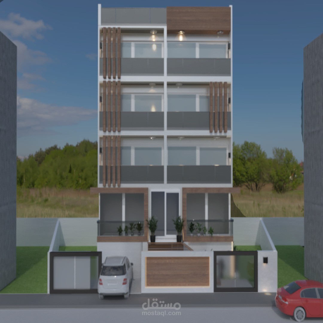 مشروع عمارة سكنية