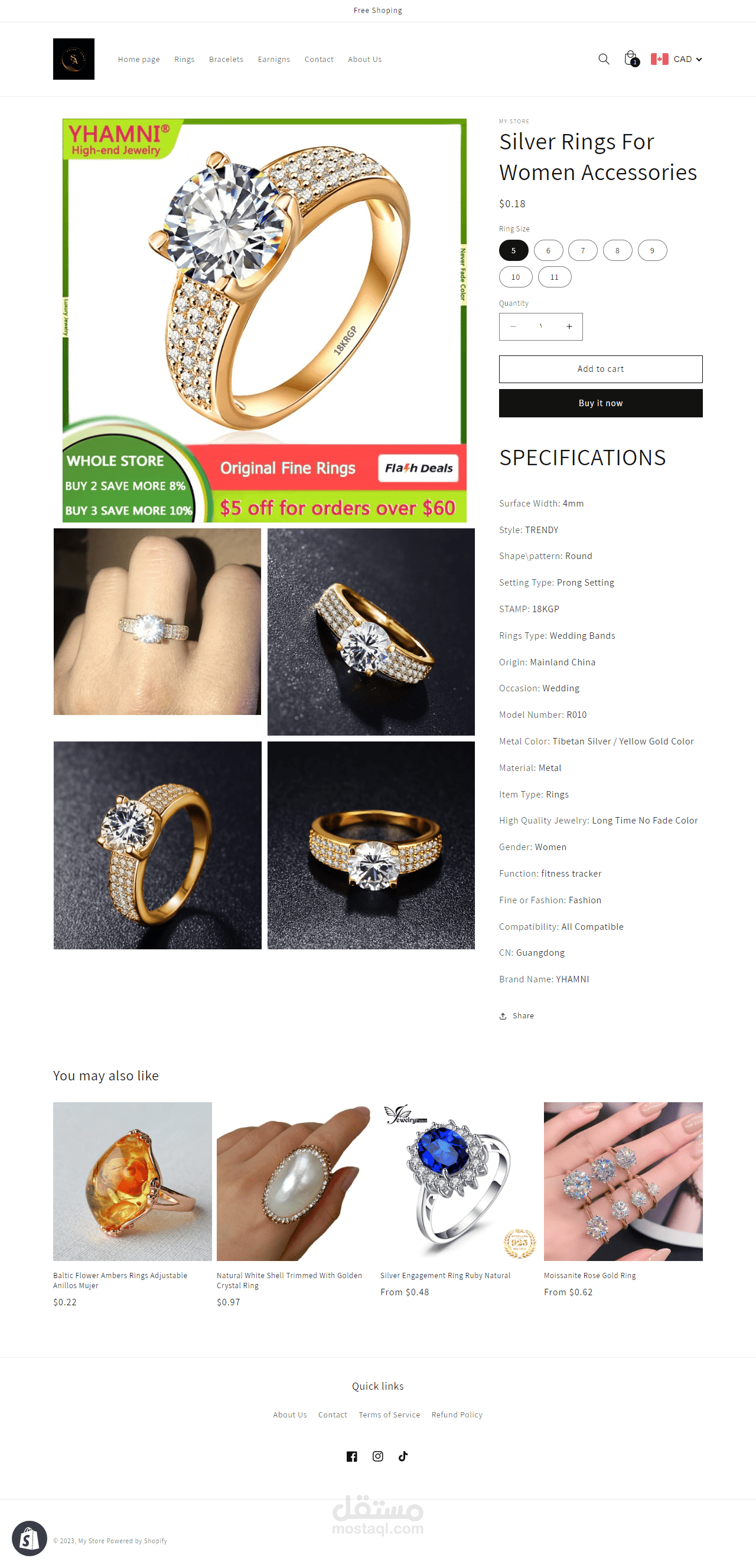 Shopify Store Dropshipping