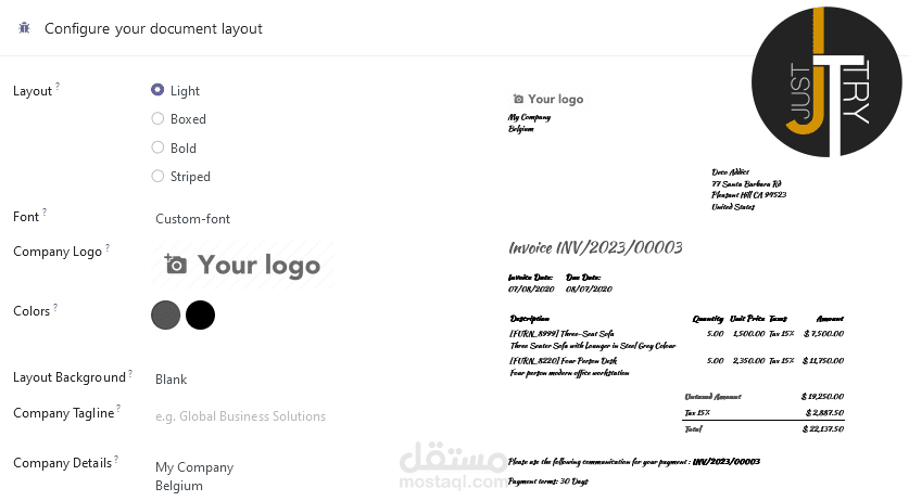 Qweb Reports Custom Font
