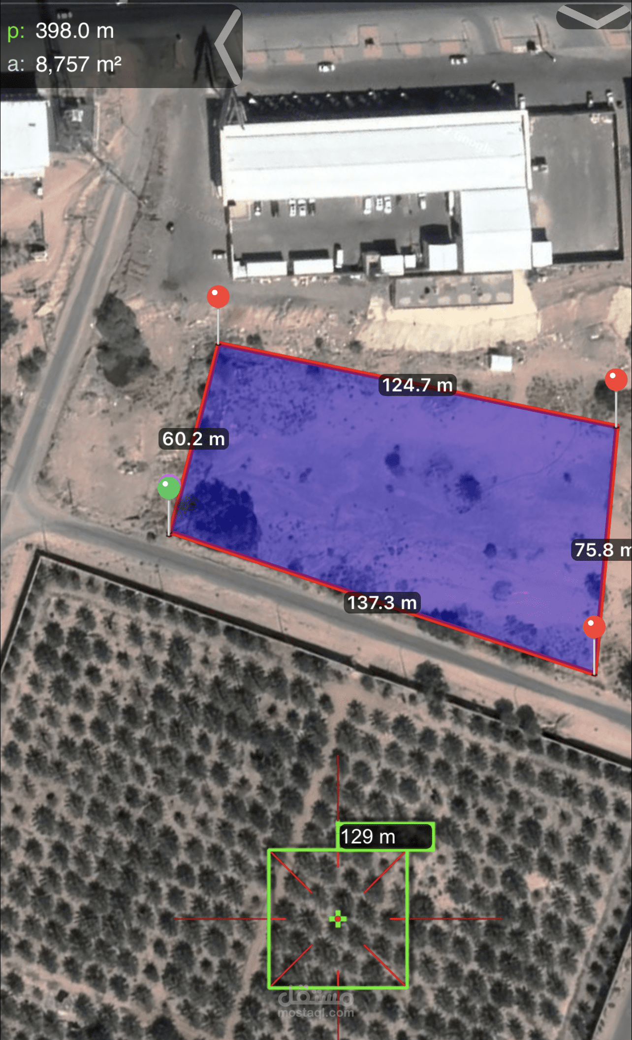 سكتش يدوي لمشروع مخيمات (قبب شفافة) مسطحاء خضرات و صالات