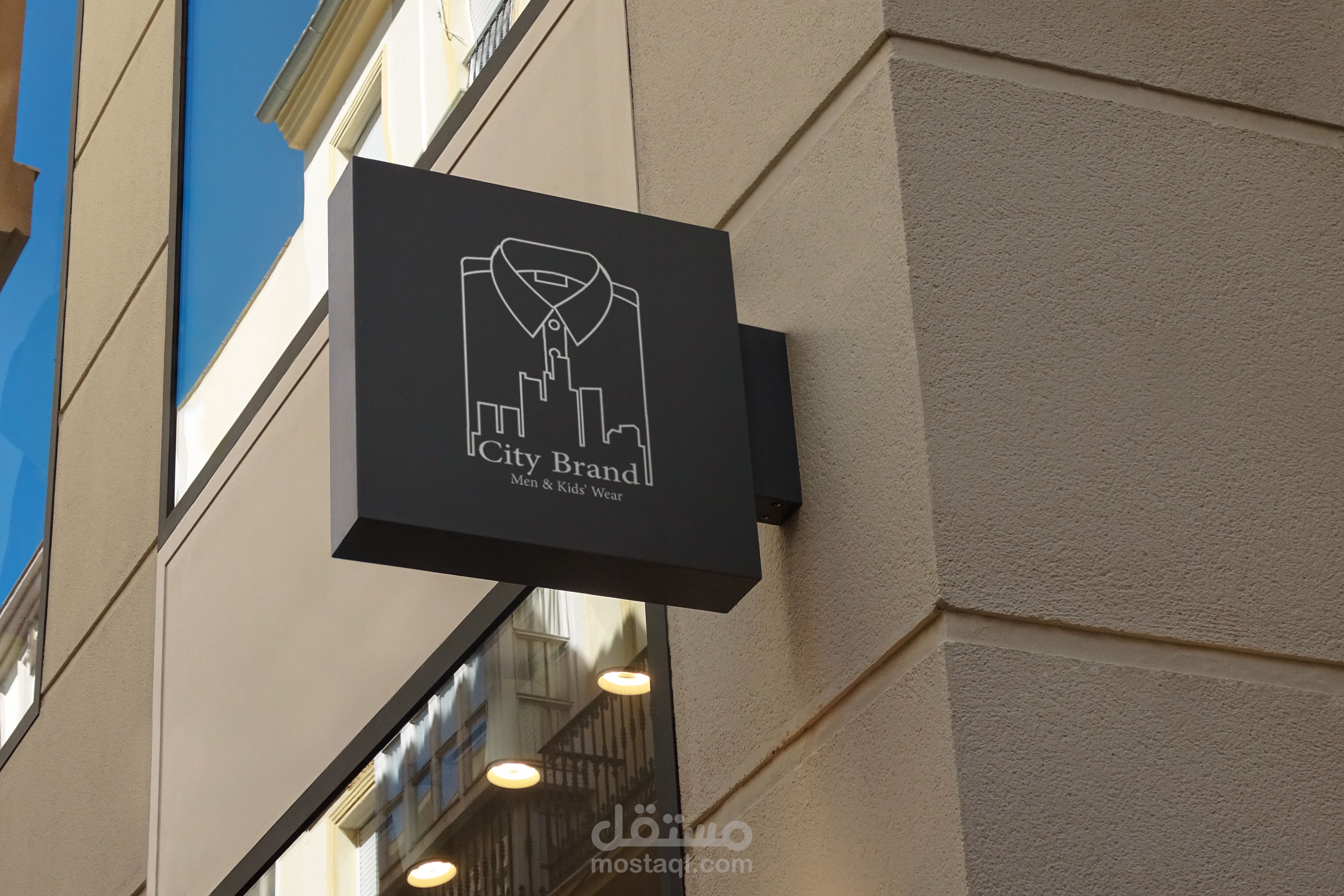 logo City Brand Men's wear
