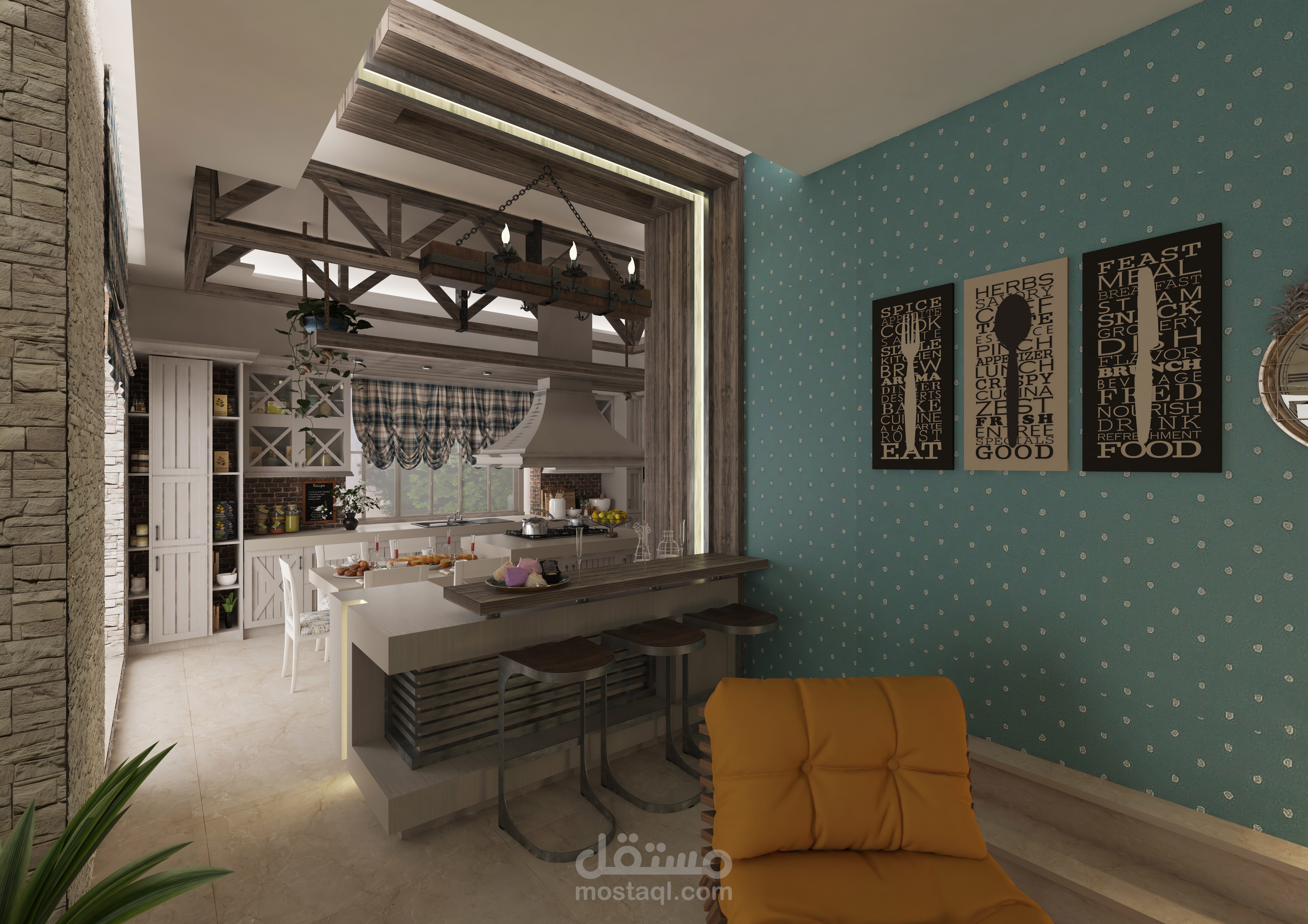 تصميم داخلي - على الطراز البوهيمي