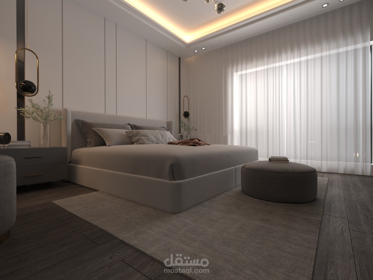 تصميم غرفه نوم ماستر