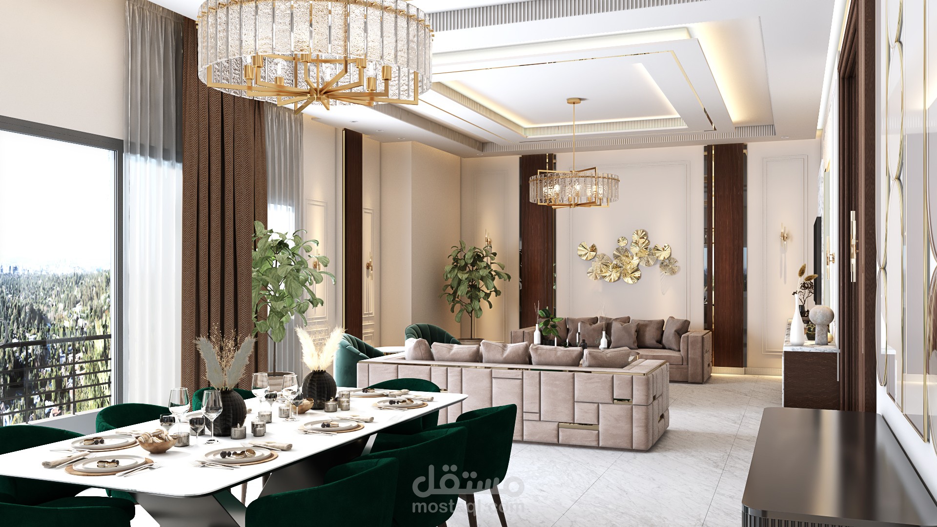 تصميم ديكور داخلي لغرفة جلوس
