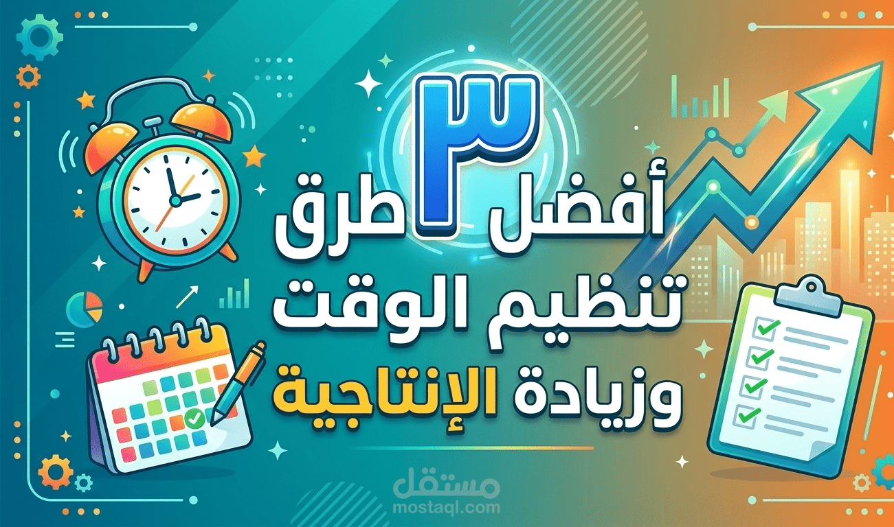 أفضل طرق تنظيم الوقت وزيادة الإنتاجية