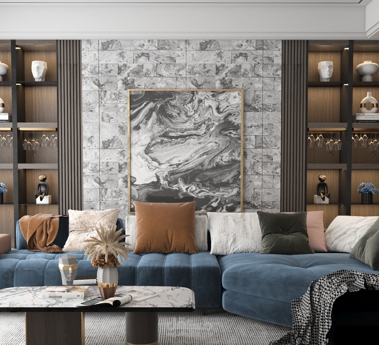 فراغ لغرفة معيشة