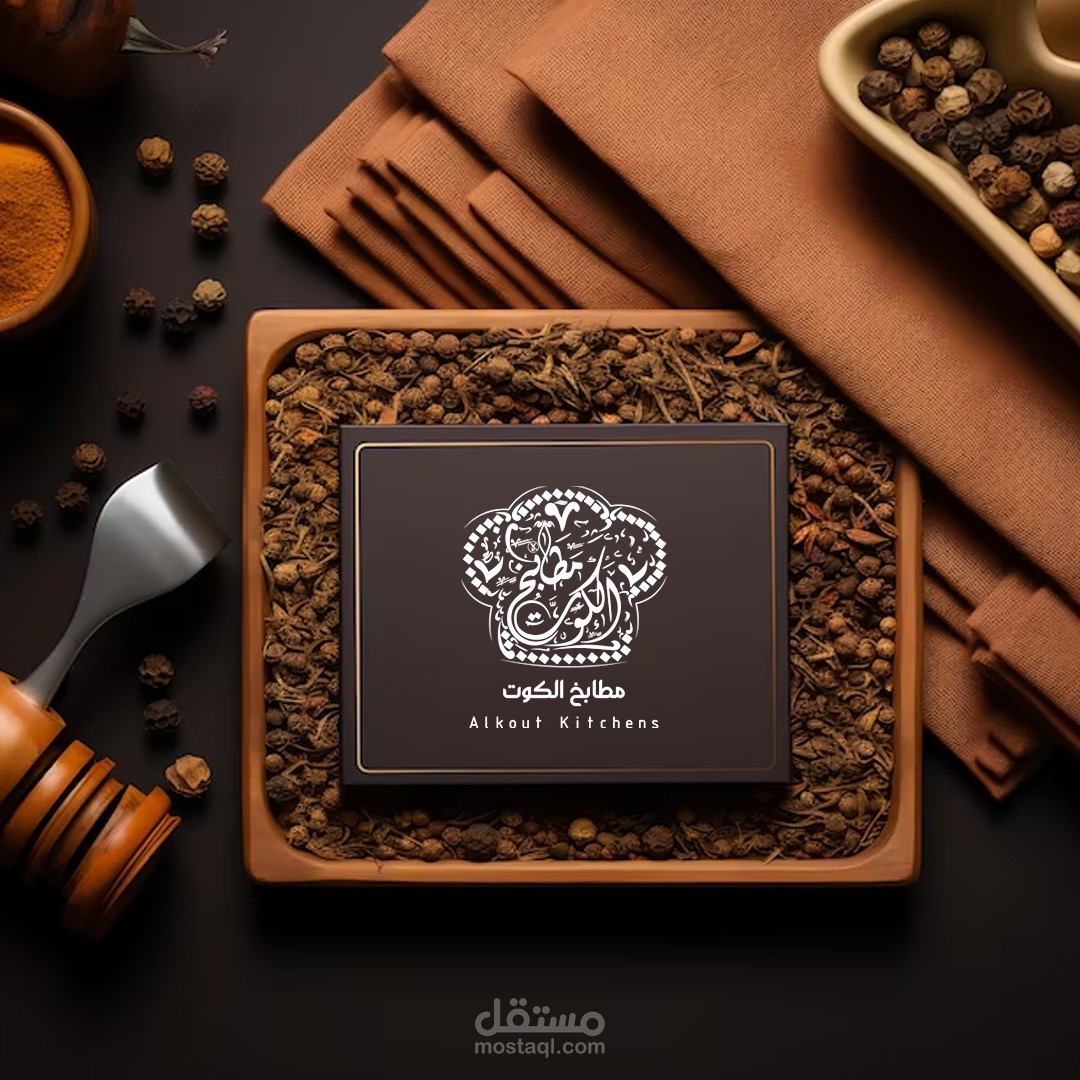 نموذج ثانى من لوجو مطعم الكوت