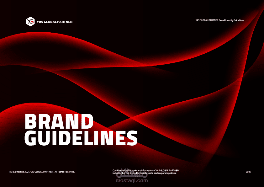Brand guidelines For Yas Global partner company