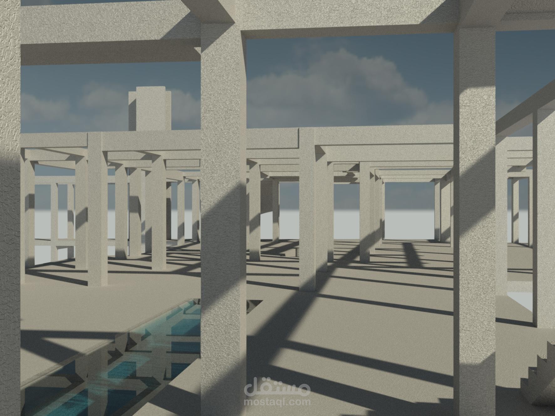 تصميم خراساني لمنشئ سياحي 3d