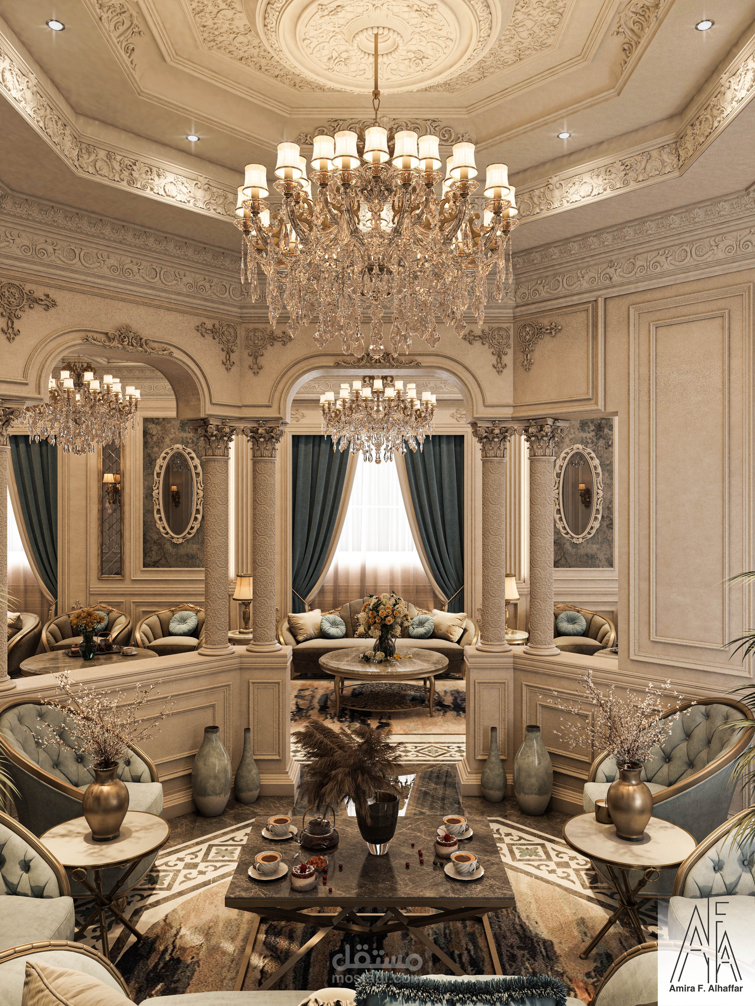 مجلس رجال فخم