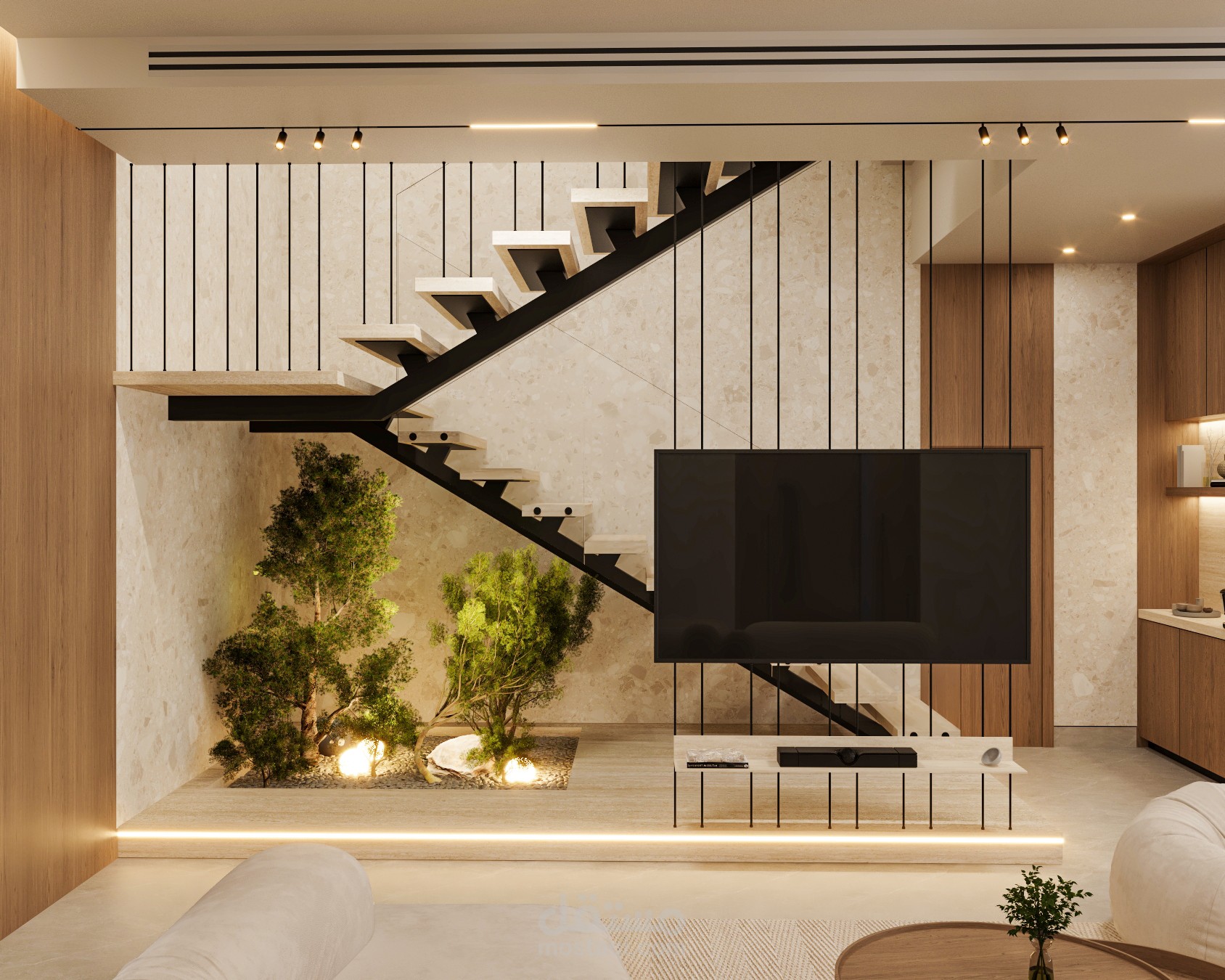 Staircase Area – مساحة الدرج