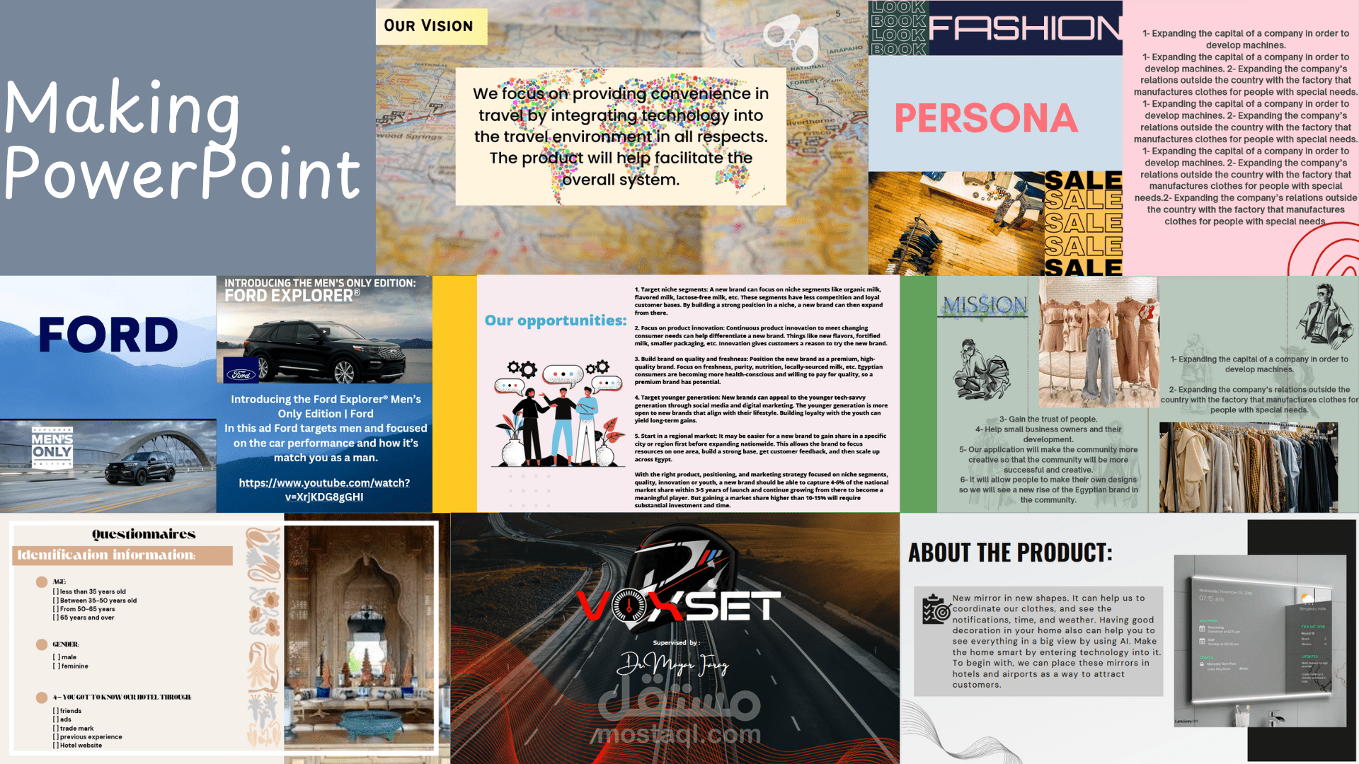 تقديم بحوث و عروض باستخدام باوربوينت و كانفا باسرع وقت وجوده