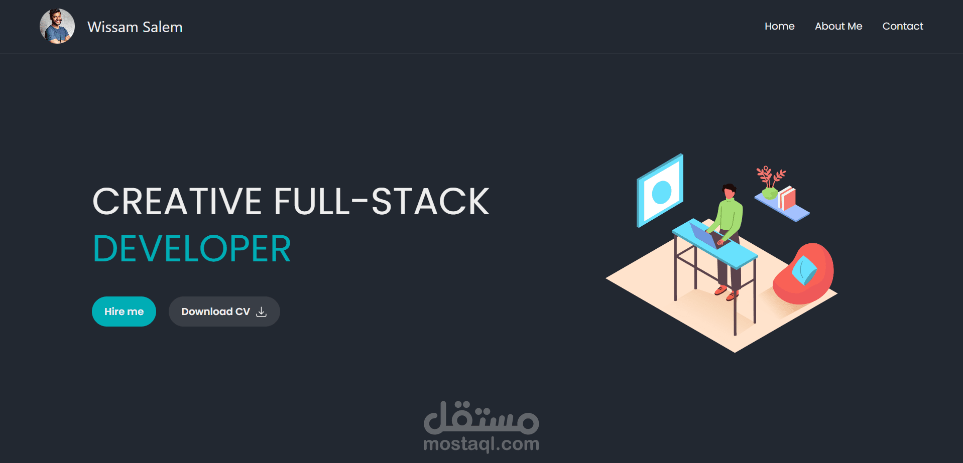 صفحة هبوط / Landing Page