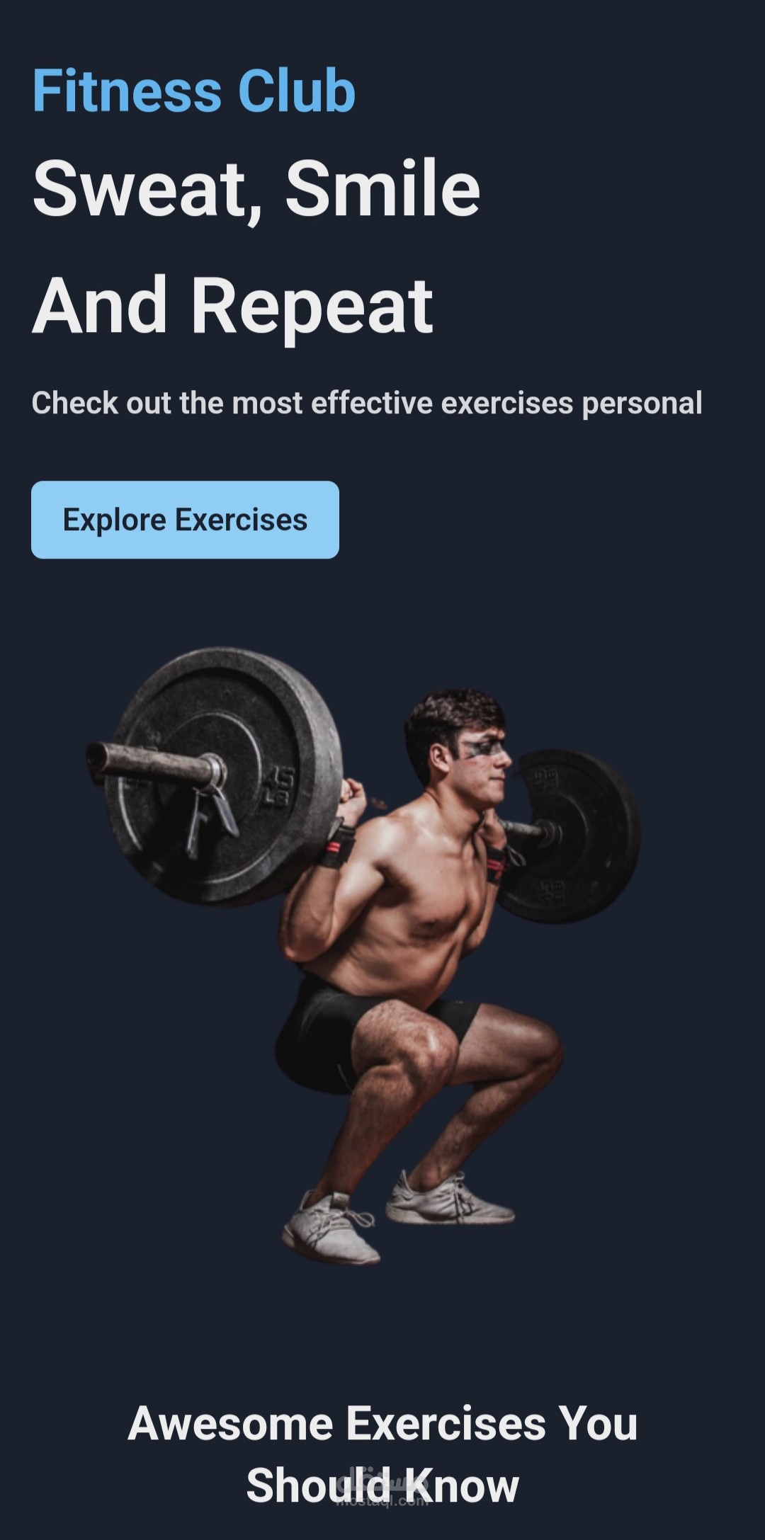 website for gym