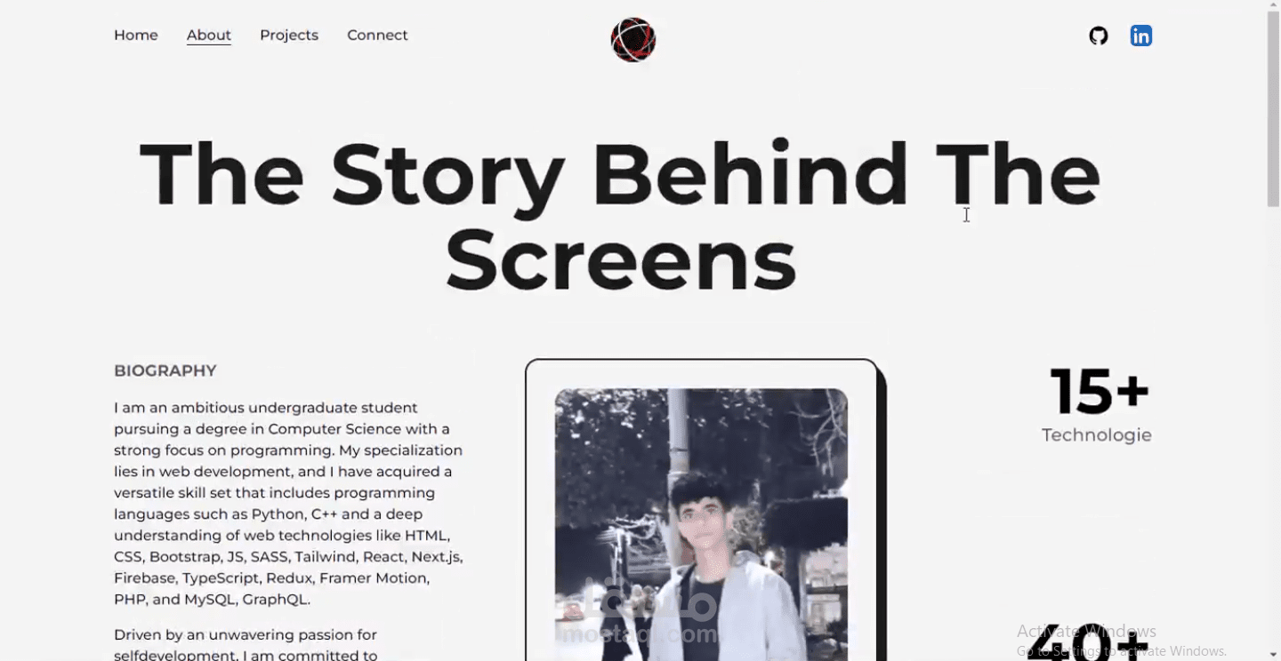 البورتفيلو الخاص بي