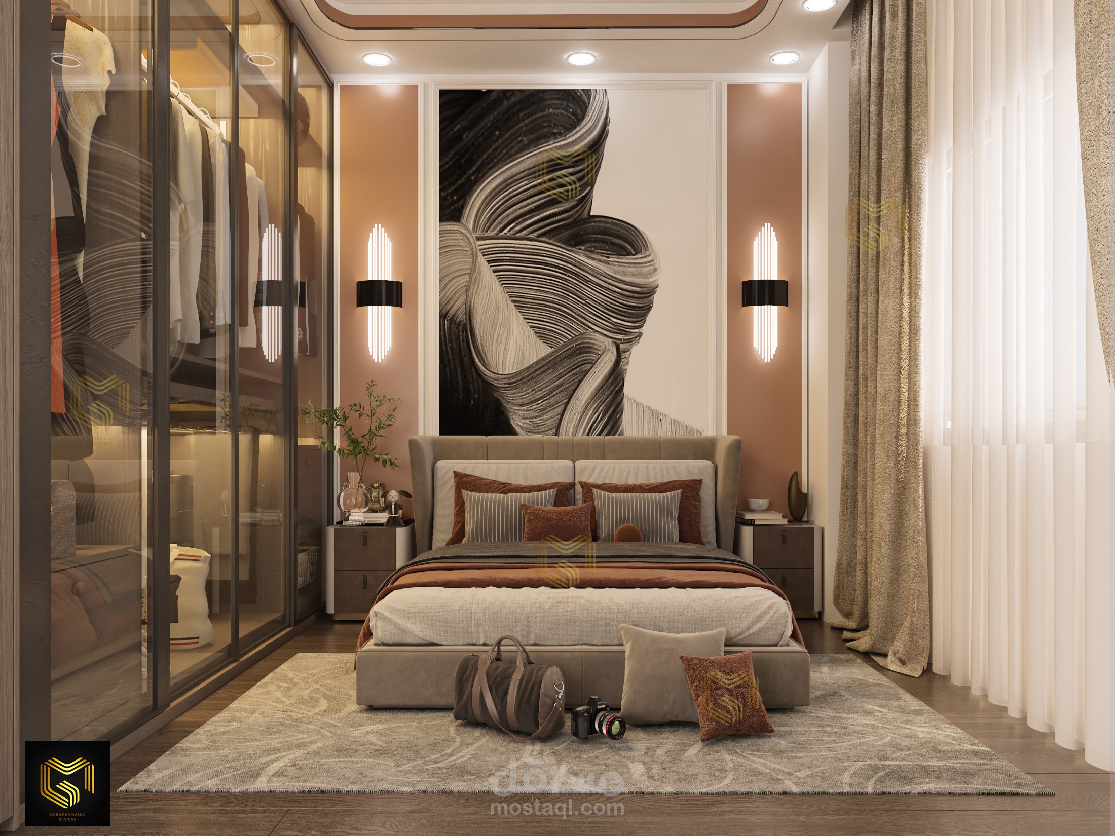 تصميم غرفه نوم رئيسيه