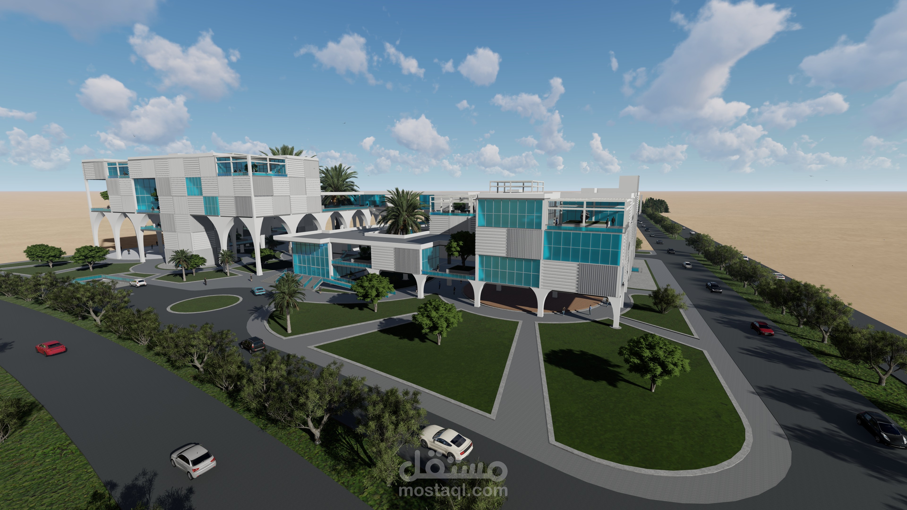 مشروع تصميم حاضنة أعمال